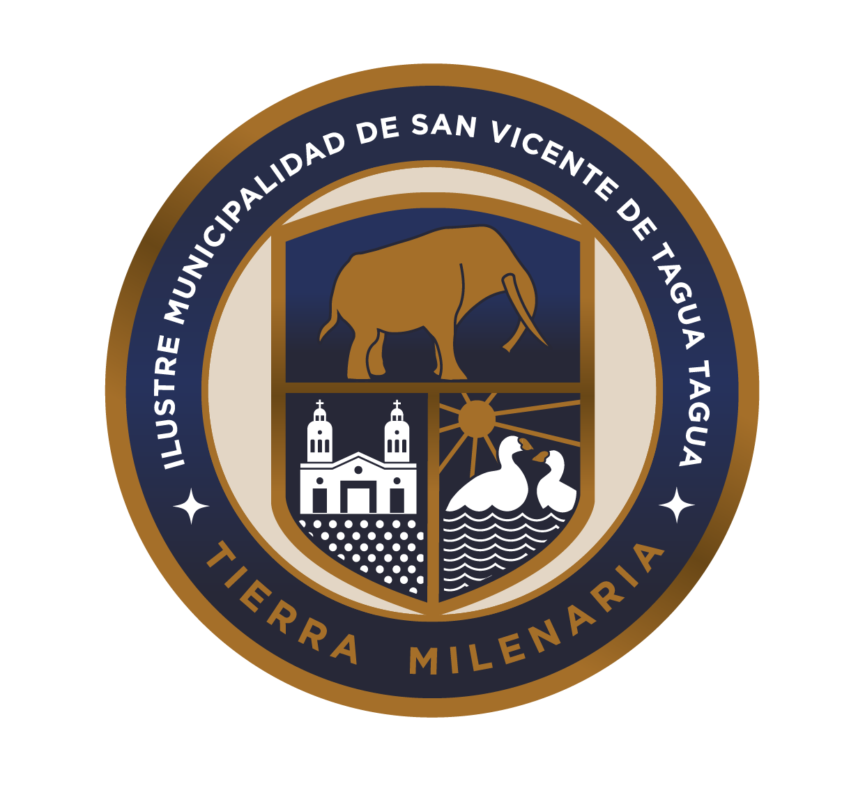 Escudo de la Ilustre Municipalidad de San Vicente de Tagua Tagua